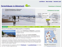 Tablet Screenshot of daenemarkferienhaus.de